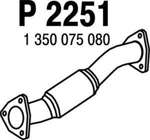 Pakoputki, Keskellä, CITROËN,FIAT,PEUGEOT, 1350075080, 1731-KZ