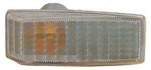 Vilkkuvalo, Molemminpuolin, Asennus sivulle, MERCEDES-BENZ
