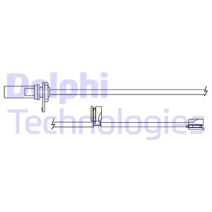 Kulumisenilmaisin, jarrupala, Etuakseli, AUDI A6 C7, A6 C7 Avant, A7 Sportback, 4G0 615 121C