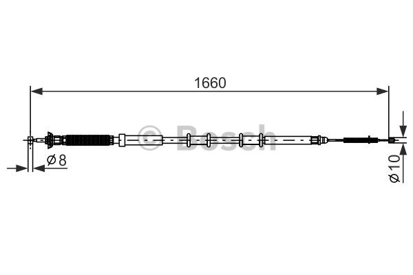 Käsijarruvaijeri BOSCH 1 987 477 973