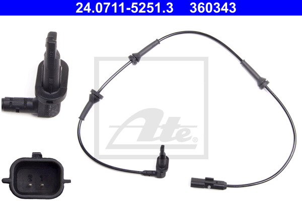 ABS-anturi ATE 24.0711-5251.3