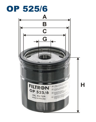 Öljynsuodatin FILTRON OP 525/6