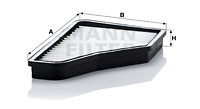 Raitisilmasuodatin MANN-FILTER CU 4007