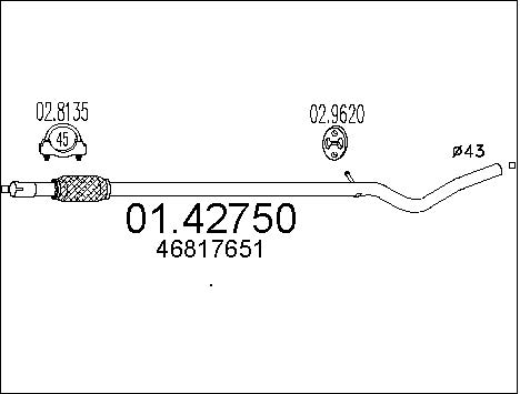 Pakoputki MTS 01.42750
