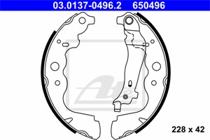 Jarrukenkäsarja, Taka-akseli, DACIA,MERCEDES-BENZ,RENAULT, 415 420 02 20, 60 01 549 703, 77 01 210 109, A 415 420 02 20