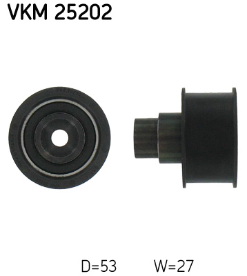 Ohjainrulla, hammashihna SKF VKM 25202