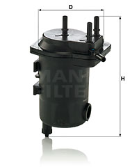 Polttoainesuodatin MANN-FILTER WK 939/10 x