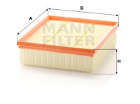 Ilmansuodatin MANN-FILTER C 25 122