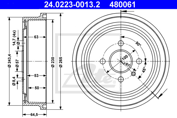 Jarrurumpu ATE 24.0223-0013.2