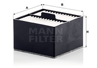 Polttoainesuodatin MANN-FILTER PU 911