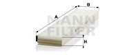 Raitisilmasuodatin MANN-FILTER CU 46 001