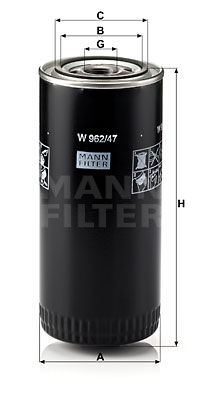 Öljynsuodatin MANN-FILTER W 962/47