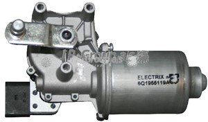 Pyyhkijän moottori, Edessä, SKODA FABIA I, FABIA Combi I, FABIA Praktik I, FABIA Sedan I, VW POLO, POLO Sedan, 6Q1955113, 6Q1955119, 6Q1