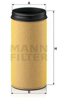 Toisioilmasuodatin MANN-FILTER CF 1940