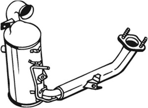 Katalysaattori, Edessä, FORD C-MAX, FOCUS II, FOCUS C-MAX, FOCUS Sedan II, FOCUS Turnier II, MAZDA 3, 3 Sedan, 1310360, 1333282, 1357595