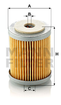 Polttoainesuodatin MANN-FILTER P 609