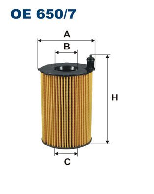 Öljynsuodatin FILTRON OE 650/7