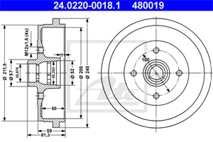 Jarrurumpu, Taka-akseli, AUDI,SEAT,SKODA,VW, 115 330 192, 191 501 615 A, 1H0 501 615 A, 1H0 501 615, 323 501 615, 331 501 615 A, 5U0 501