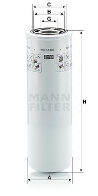 Hydrauliikkasuodatin, automaattivaihteisto MANN-FILTER WH 12 005