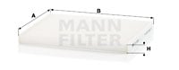 Raitisilmasuodatin MANN-FILTER CU 2243