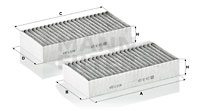 Raitisilmasuodatin MANN-FILTER CUK 26 028-2