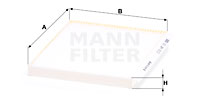 Raitisilmasuodatin MANN-FILTER CU 24 013