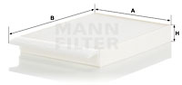 Raitisilmasuodatin MANN-FILTER CU 30 012