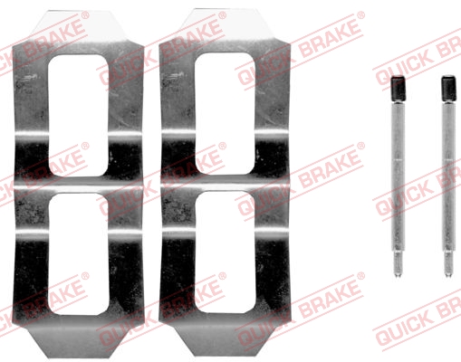 Tarvikesarja, jarrupala QUICK BRAKE 109-0987