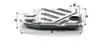 Hydrauliikkasuodatin, automaattivaihteisto MANN-FILTER H 2014 x KIT