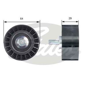 Ohjainrulla, hammashihna, CHEVROLET,DAEWOO, 25191263, 96103222, 96350526