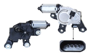Pyyhkijän moottori, Takana, AUDI A1, A1 Sportback, A6 Allroad, A6 Avant, Q3, 4G9 955 711A, 4G9 955 711C, 4G9955711C, 8U0 955 711A