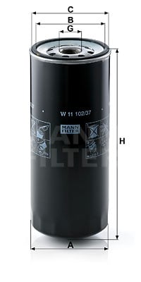 Öljynsuodatin MANN-FILTER W 11 102/37