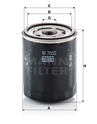 Öljynsuodatin MANN-FILTER W 7052