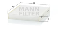 Raitisilmasuodatin MANN-FILTER CU 19 001