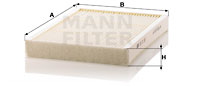 Raitisilmasuodatin MANN-FILTER CU 31 001