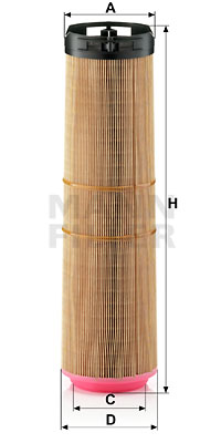 Ilmansuodatin MANN-FILTER C 12 178