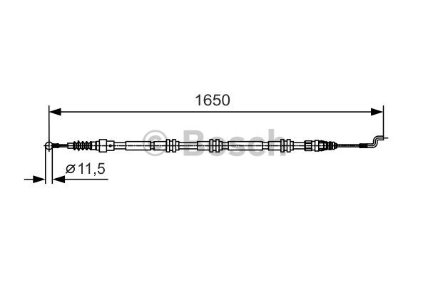 Käsijarruvaijeri BOSCH 1 987 482 016