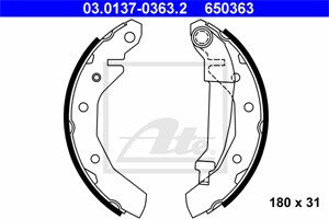 Jarrukenkäsarja, Taka-akseli, CHEVROLET MATIZ, SPARK, DAEWOO MATIZ, MATIZ Skåp/halvkombi, 96268686, 96446178