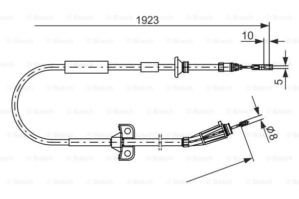 Käsijarruvaijeri BOSCH 1 987 477 999