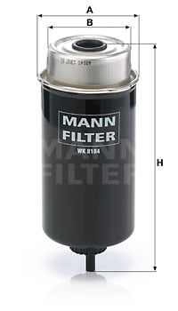 Polttoainesuodatin MANN-FILTER WK 8184