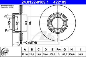 Jarrulevy, Etuakseli, OPEL,VAUXHALL, 5 69 009, 5 69 029, 90008004, 90008030