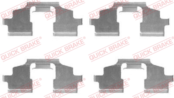 Tarvikesarja, jarrupala QUICK BRAKE 109-1675