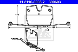 Jousi, jarrusatula, Etuakseli, BMW 5 Gran Turismo [F07], 7 [F01, F02, F03, F04], X5 [E70, F15, F85], X6 [E71, E72, F16, F86], 34 11 6 78