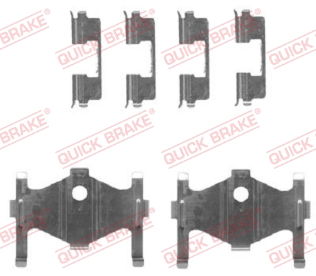 Tarvikesarja, jarrupala QUICK BRAKE 109-1710