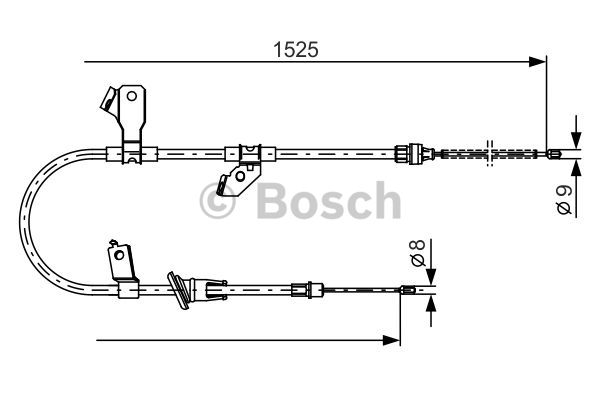 Käsijarruvaijeri BOSCH 1 987 482 247