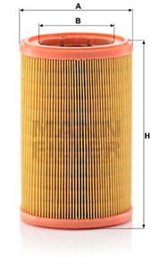 Ilmansuodatin, CITROËN,NISSAN,PEUGEOT,ROVER, 1444 06, 1444 A5, 1444 A6, 1444 VA, 1445 A5, 16546-6F900, 2109-5110-9100