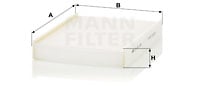 Raitisilmasuodatin MANN-FILTER CU 26 006