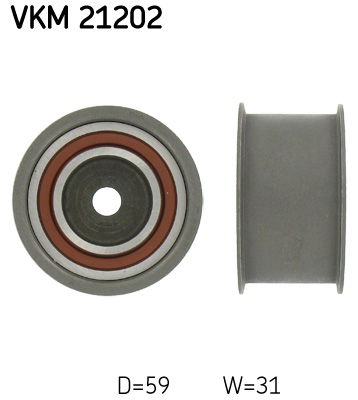 Ohjainrulla, hammashihna SKF VKM 21202