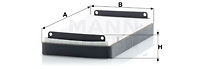 Raitisilmasuodatin MANN-FILTER CU 2745-2
