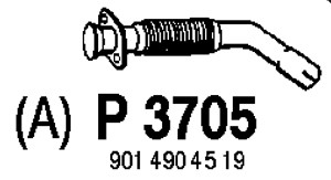Pakoputki, Edessä, MERCEDES-BENZ, 9014904519